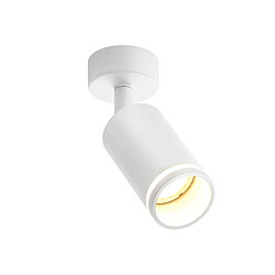 NETTLIFE Spot de plafond blanc 1 ampoulemoderne GU10 orientables intérieur métal