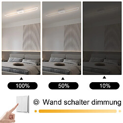 NETTLIFE Plafonnier LED Rectangulaire 32W