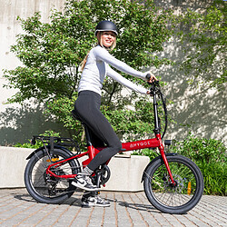 Avis Hygge Bikes Virum - Vélo électrique pliant ultra-léger 36V 10Ah - Rouge Sangria