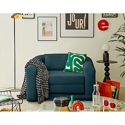 Bestmobilier Nuvia - Canapé convertible 1 place - Bleu Ardoise