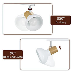 Acheter Nettlife Spot de plafond 4 ampoules - Blanc
