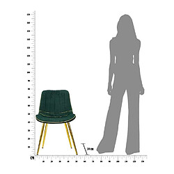 Avis Mauro Ferretti Mauro-Ferretti Paris - Lot de 2 chaises - Vert et doré