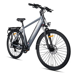 Hygge Bikes Aarhus - Vélo électrique urbain avec batterie 48V 14Ah - Gris graphite
