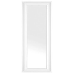 Beliani Miroir LUNEL 51 cm 141 cm Blanc