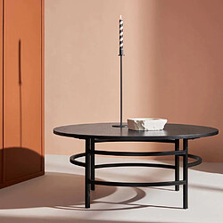Venture Home Table basse ronde Ø100 cm Copenhagen - Noir