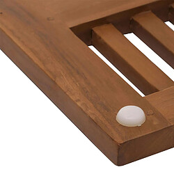 Mendler Tapis de bain en teck - 100 cm