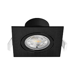 Braytron 5 Spots LED 3en1 7W - Carré Noir