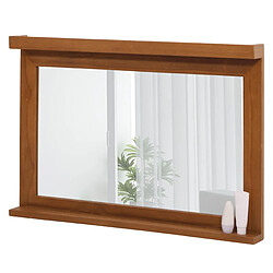 Mendler Miroir mural en teck HWC-M87