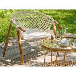 Jardiline Salon de jardin bohème - Macramé et Rotin