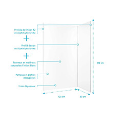 Acheter AURLANE Kit panneaux aluminium - Blanc
