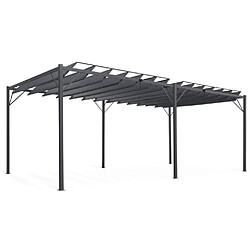 Idmarket MARKET Pergola 3x6 M Gris