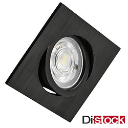 Braytron Spot LED 3en1 7W - Carré Noir