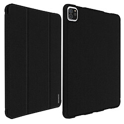 Dux Ducis Étui iPad Pro 12.9 2021/2020/2018 - Noir Étui tablette - Mise en veille intelligente - 2 modes support - Éco-cuir