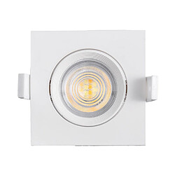 Braytron Spot LED 3en1 7W - Carré Blanc