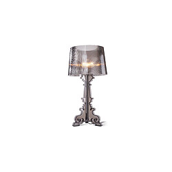 ICONIK INTERIOR Lampe de Table - Grande Lampe de Salon Design - Bour Rouge