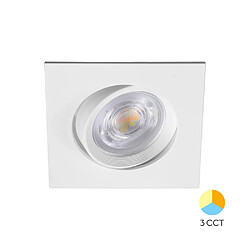 Braytron Spot LED 3en1 7W - Carré Blanc