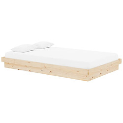 Avis VidaXL Bois massif 120x200