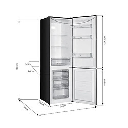 Continental edison CEFC251NFB1 - Noir pas cher