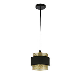ZMH Lampe à Suspendre Vintage Noir et Or pour Salle à Manger E27