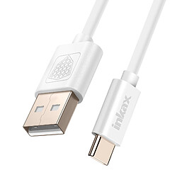 Inkax Câble USB vers USB-C - 1m Blanc