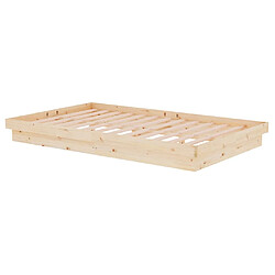 Acheter VidaXL Bois massif 120x200