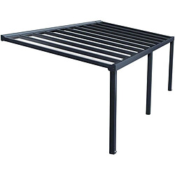 Canopia By Palram Canopia-by-palram Pergola adossée Stockholm - Gris anthracite