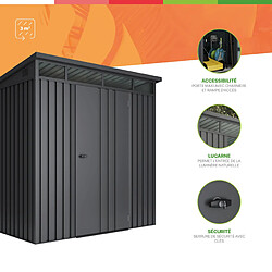 Avis Wasabi - Abri de Jardin Métallique Extrafort 3 m² Formentera S – Panneaux Robustes 0,40 mm d’Épaisseur