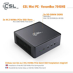 CSL-Computer VenomBox 7640HS pas cher
