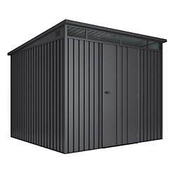 Wasabi - Abri de Jardin Métallique Extrafort 5,5 m² Formentera L – Panneaux Robustes 0,40 mm d’Épaisseur