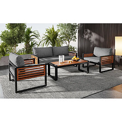 Acheter Merax Salon de jardin 2 places - Gris antique