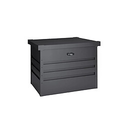 Wasabi - Coffre de Rangement Extérieur Métal 277 L - Epaisseur 0.40mm plus résistant - Couvercle à charnière - Ouverture facile