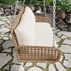 Acheter Merax Banc de jardin suspendu - Beige