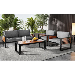 Avis Merax Salon de jardin 2 places - Gris antique