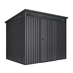 Wasabi Abri de Jardin Métal 4,5m2 Formentera avec fenêtre - Epaisseur 0.40mm plus résistant