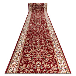 RUGSX Tapis de course en laine NAIN Ornement, fleurs 144 51066 bordeaux beige 100cm 100x200 cm