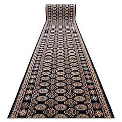 RUGSX Tapis de course en laine NAIN Rosette 6177 51011 bleu foncé beige 100cm 100x200 cm