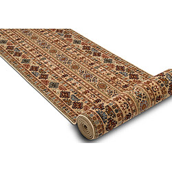 RUGSX KESHAN tapis de couloir 7684 53555 oriental beige terre cuite 90cm 90x150 cm