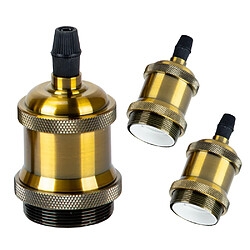 Stoex Rétro Lamp Base Plafonnier - 3PCS