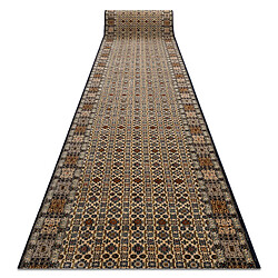 RUGSX KESHAN tapis de couloir 6428 53551 oriental beige bleu foncé 90cm 90x200 cm