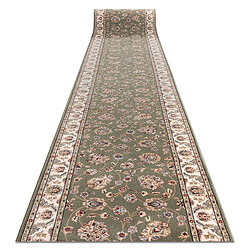 RUGSX Tapis de course en laine NAIN Fleurs 7338 51088 vert beige 100cm 100x150 cm