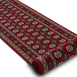 RUGSX Tapis de course en laine NAIN Rosette 6177 51066 bordeaux beige 100cm 100x150 cm