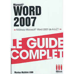 Word 2007 - Occasion