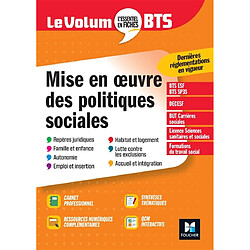 Mise en oeuvre des politiques sociales : BTS ESF, BTS SP3S, DECESF, BUT carrières sociales, licence sciences sanitaires et sociales, formations du travail social 