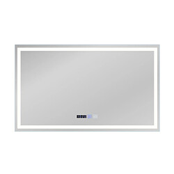 Nettlife Miroir Salle de Bain 100x60 cm LED