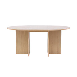 Venture home Table à manger ovale - Beige pas cher