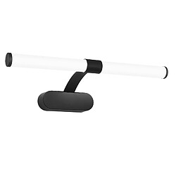 Nettlife Applique LED salle de bain noire Applique murale - LED 6W IP44 - 4000K - 40 cm - Alum. recouvert de PC - Noir