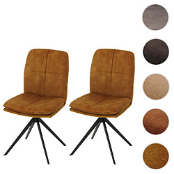 Lot de 6 chaises de salle à manger HWC-H93, chaise de cuisine fauteuil