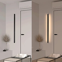 Nettlife Applique LED Longue - 100CM Noir pas cher