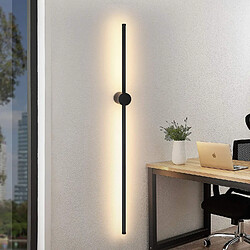 Avis Nettlife Applique murale LED - Noir 100cm x2