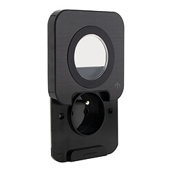 ProTec Prise étanche Cover IP44 16A - Métal brossé noir pas cher